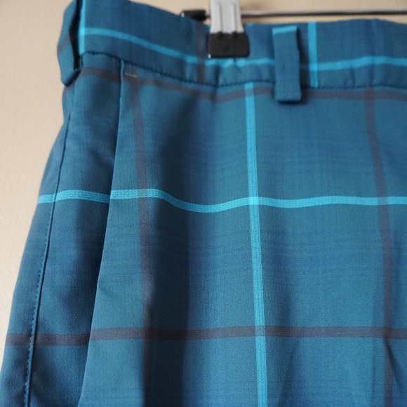 Nike Men's Golf Shorts Dri-Fit Plaid - Picture 4 of 9